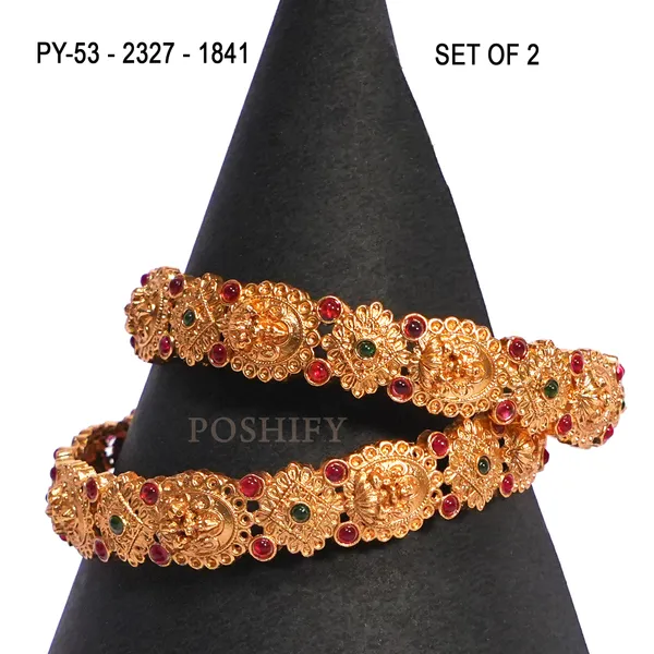 Luxury_Gold_Plated_Goddess_Laxmi_Design_Pure_Brass_Bangles_for_Women_|_Bangles_Set_|_1489_-_1505_|_Latest_Stylish_Traditional_Kada_Bangles_|_Just_Like_Real_Gold_Jewellery_|_Fashion_|_SET_OF_2