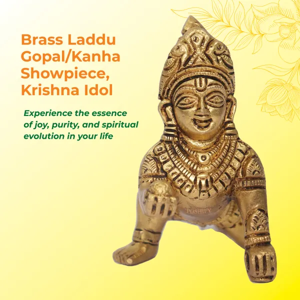 Golden_Brass_Laddu_Krishna_Idol_Statue