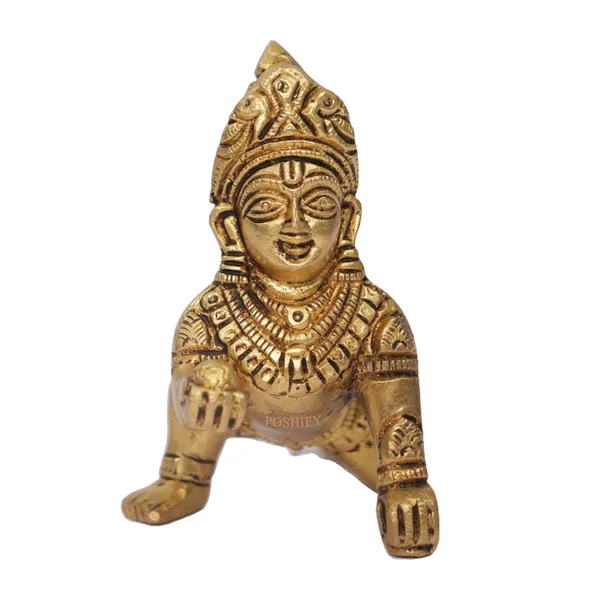 Golden_Brass_Laddu_Krishna_Idol_Statue