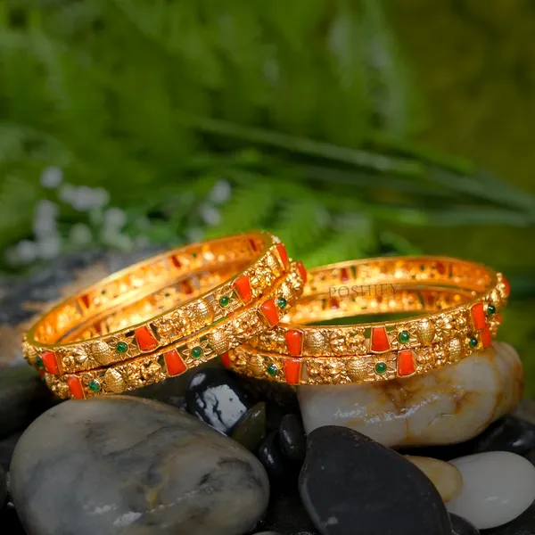 Luxury_Gold_Plated_Goddess_Laxmi_Design_Pure_Brass_Bangles_for_Women_|_Bangles_Set_|_1489_-_1505_|_Latest_Stylish_Traditional_Kada_Bangles_|_Just_Like_Real_Gold_Jewellery_|_Fashion_|_SET_OF_2