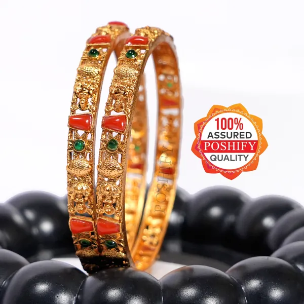 Luxury_Gold_Plated_Goddess_Laxmi_Design_Pure_Brass_Bangles_for_Women_|_Bangles_Set_|_1489_-_1505_|_Latest_Stylish_Traditional_Kada_Bangles_|_Just_Like_Real_Gold_Jewellery_|_Fashion_|_SET_OF_2
