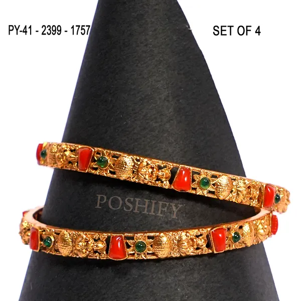 Luxury_Gold_Plated_Goddess_Laxmi_Design_Pure_Brass_Bangles_for_Women_|_Bangles_Set_|_1489_-_1505_|_Latest_Stylish_Traditional_Kada_Bangles_|_Just_Like_Real_Gold_Jewellery_|_Fashion_|_SET_OF_2