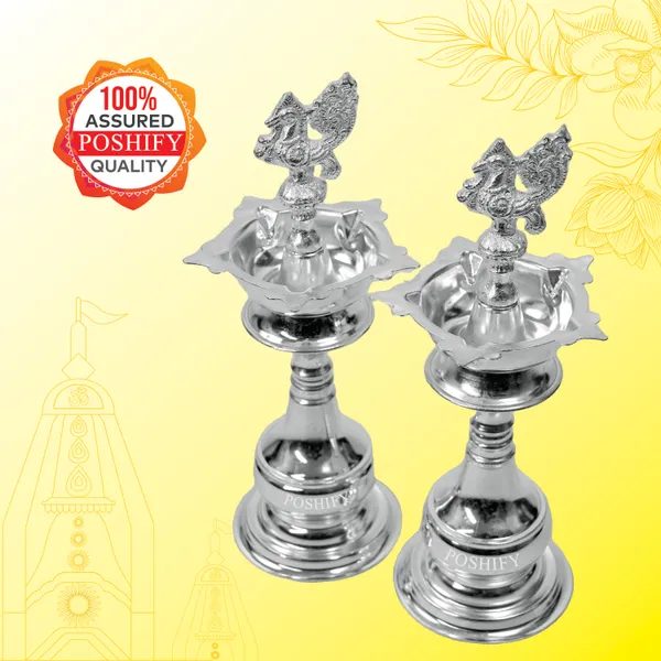 German_Silver_Elegant_&_Premium_Big_Diya_Pack_Of_2