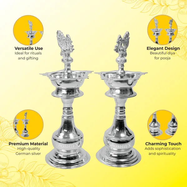 German_Silver_Elegant_&_Premium_Big_Diya_Pack_Of_2
