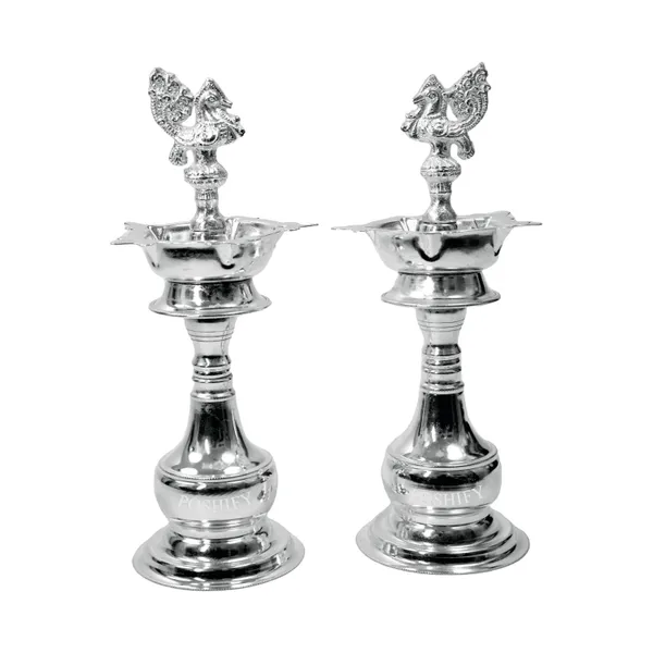 German_Silver_Elegant_&_Premium_Big_Diya_Pack_Of_2