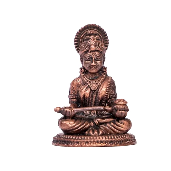 SARASWATHI_MATA_COPPER_IDOL
