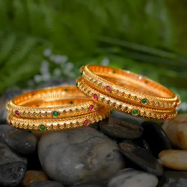 Luxury_Gold_Plated_Pure_Brass_Bangles_for_Women_|_Bangles_Set_|_2425_-_1932_|_Latest_Stylish_Traditional_Kada_Bangles_|_Just_Like_Real_Gold_Jewellery_|_Fashion_|_SET_OF_4