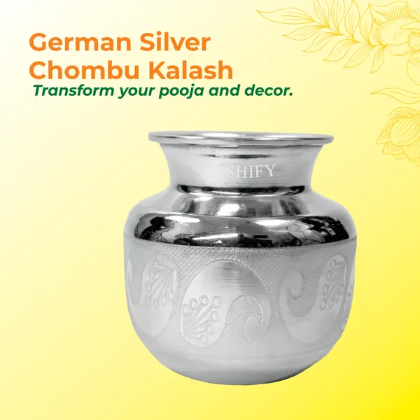 German_Silver_Exquisite_Chombu_Kalash