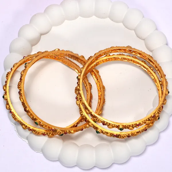 Luxury_Gold_Plated_Pure_Brass_Bangles_for_Women_|_Bangles_Set_|_2278_-_1855_|_Latest_Stylish_Traditional_Kada_Bangles_|_Just_Like_Real_Gold_Jewellery_|_Fashion_|_SET_OF_4