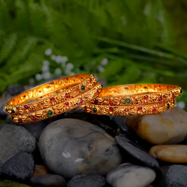 Luxury_Gold_Plated_Pure_Brass_Bangles_for_Women_|_Bangles_Set_|_2278_-_1855_|_Latest_Stylish_Traditional_Kada_Bangles_|_Just_Like_Real_Gold_Jewellery_|_Fashion_|_SET_OF_4