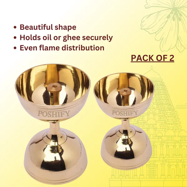 Pack_Of_2_Gold_Brass_Handcrafted_Nanda_Deepam_Diya_Holder