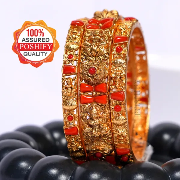 Luxury_Gold_Plated_Goddess_Laxmi_Design_Pure_Brass_Bangles_for_Women_|_Bangles_Set_|_1489_-_1505_|_Latest_Stylish_Traditional_Kada_Bangles_|_Just_Like_Real_Gold_Jewellery_|_Fashion_|_SET_OF_2