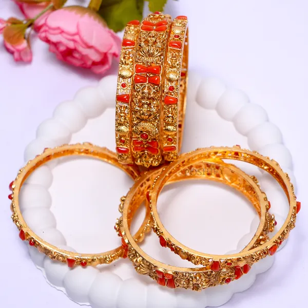 Luxury_Gold_Plated_Goddess_Laxmi_Design_Pure_Brass_Bangles_for_Women_|_Bangles_Set_|_1489_-_1505_|_Latest_Stylish_Traditional_Kada_Bangles_|_Just_Like_Real_Gold_Jewellery_|_Fashion_|_SET_OF_2