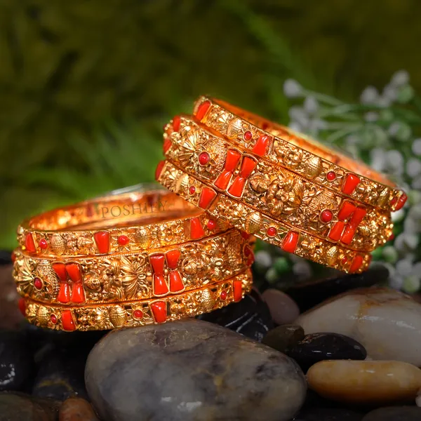 Luxury_Gold_Plated_Goddess_Laxmi_Design_Pure_Brass_Bangles_for_Women_|_Bangles_Set_|_1489_-_1505_|_Latest_Stylish_Traditional_Kada_Bangles_|_Just_Like_Real_Gold_Jewellery_|_Fashion_|_SET_OF_2