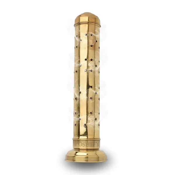 Gold_Brass_Agardan_Pipe_Holder_Elegant_Stand_Agarbati
