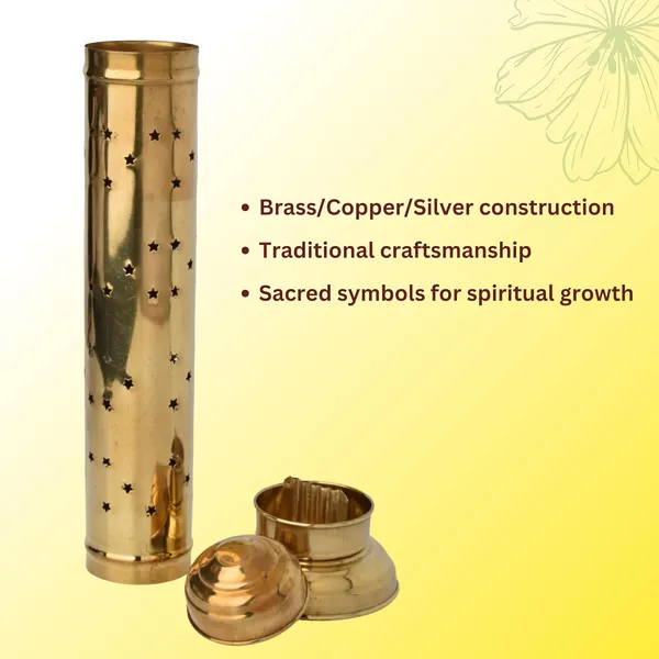 Gold_Brass_Agardan_Pipe_Holder_Elegant_Stand_Agarbati