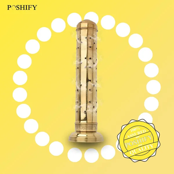 Gold_Brass_Agardan_Pipe_Holder_Elegant_Stand_Agarbati