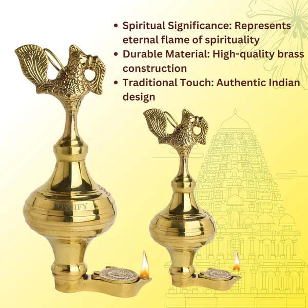 Gold_Brass_Amar_Latkan_Deep_Traditional_Hanging_Diya_(Without_Chain)_Pack_Of_2