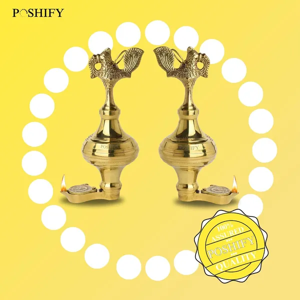 Gold_Brass_Amar_Latkan_Deep_Traditional_Hanging_Diya_(Without_Chain)_Pack_Of_2