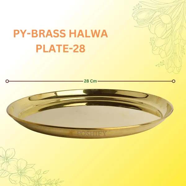 Gold_Brass_Handcrafted_Serving_Plate