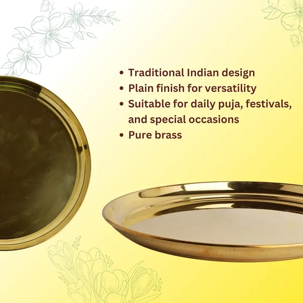 Gold_Brass_Handcrafted_Serving_Plate