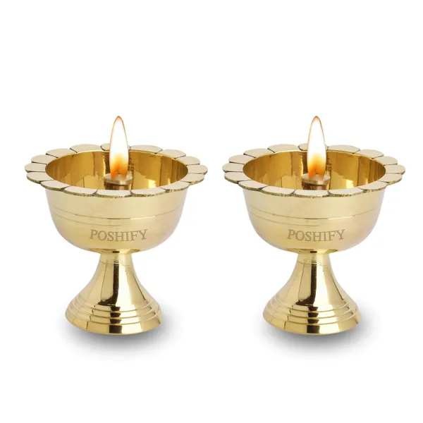 Pack_Of_2_Gold_Brass_Elegant_Chandra_Mukhi_Diya_Holder
