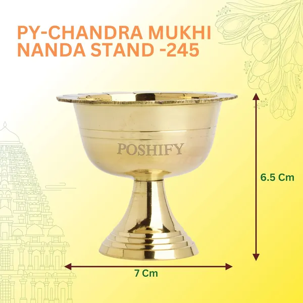 Pack_Of_2_Gold_Brass_Elegant_Chandra_Mukhi_Diya_Holder