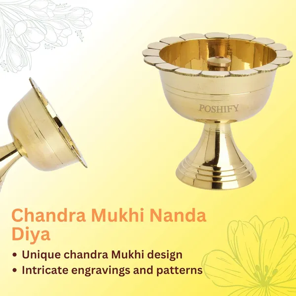 Pack_Of_2_Gold_Brass_Elegant_Chandra_Mukhi_Diya_Holder
