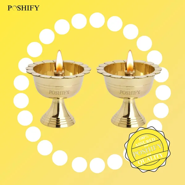 Pack_Of_2_Gold_Brass_Elegant_Chandra_Mukhi_Diya_Holder