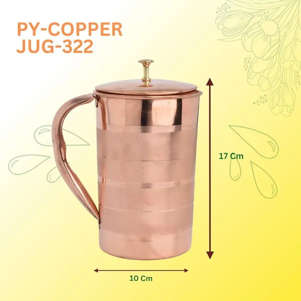 Brown_Copper_Water_Jug_Ayurvedic_Hydration