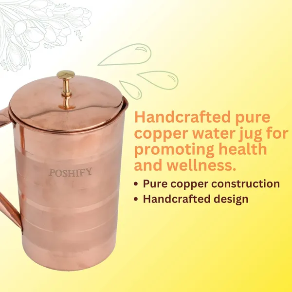 Brown_Copper_Water_Jug_Ayurvedic_Hydration