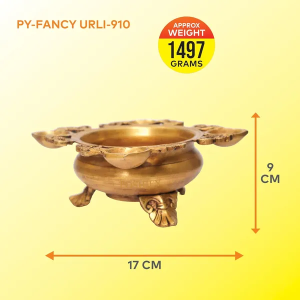 Golden_Brass_Premium_Urli_With_4_Diya_Spaces_Count_Of_1