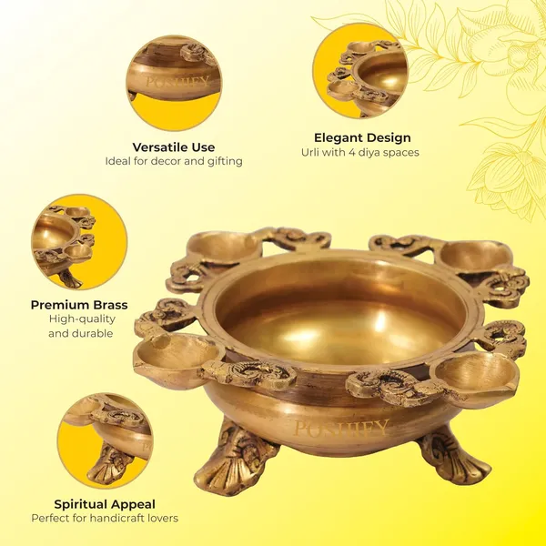 Golden_Brass_Premium_Urli_With_4_Diya_Spaces_Count_Of_1
