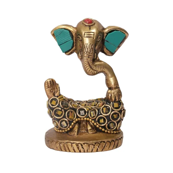 Golden_Brass_Ganesha_With_Stone_Work