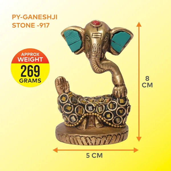 Golden_Brass_Ganesha_With_Stone_Work