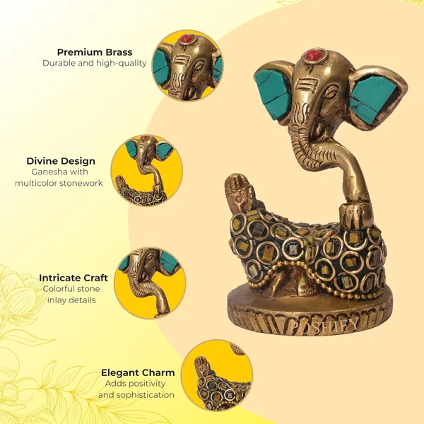 Golden_Brass_Ganesha_With_Stone_Work