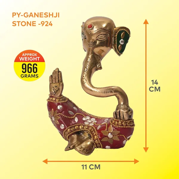 Golden_Brass_Premium_Ganesha_With_Stone_Work_Count_Of_1