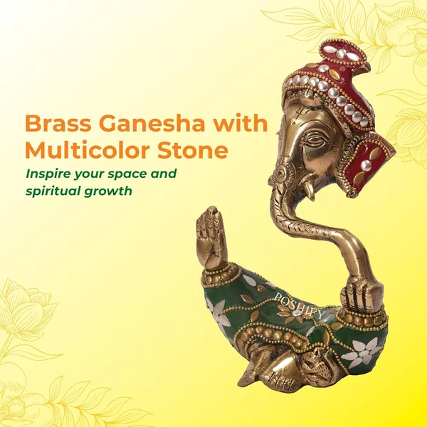 Golden_Brass_Premium_Ganesha_With_Stone_Work_Count_Of_1
