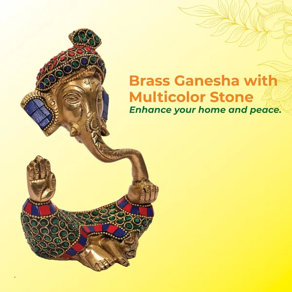 Golden_Brass_Premium_Ganesha_With_Stone_Work_Count_Of_1