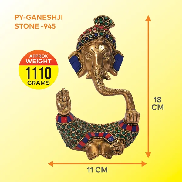 Golden_Brass_Premium_Ganesha_With_Stone_Work_Count_Of_1