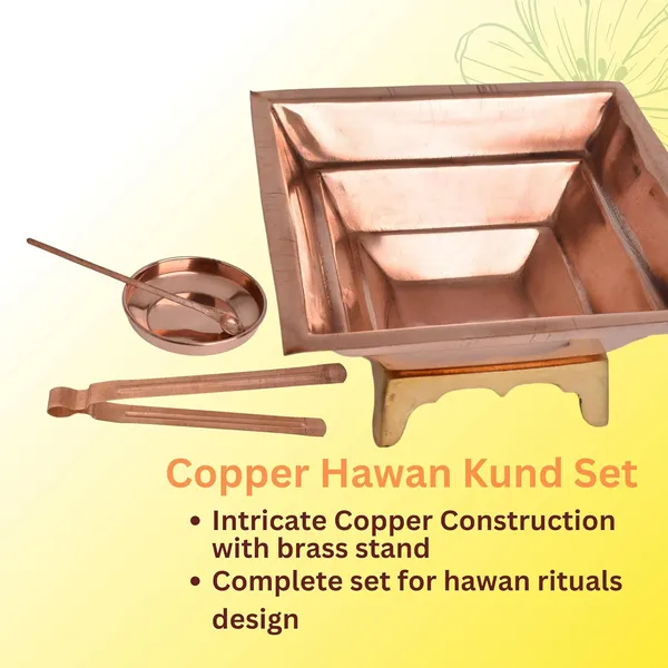 Brown_Copper_Pooja_Hawan_Kund_Complete_Poojaset_With_Spoon_Bowl_Stand_And_Thong