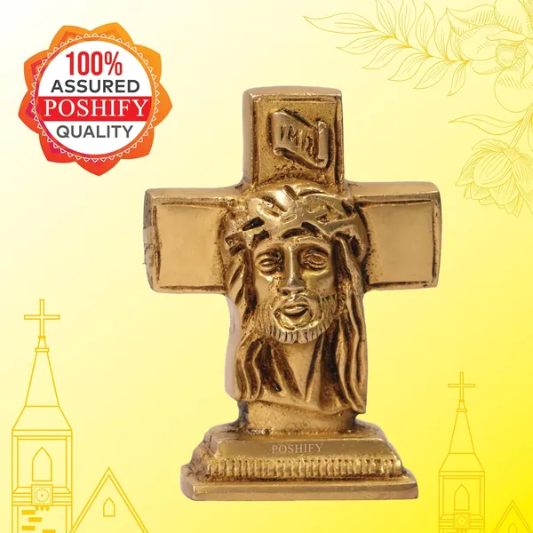 Golden_Brass_Jesus_Christ_With_Cross