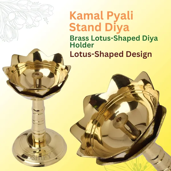Pack_Of_2_Gold_Brass_Elegant_Lotus_Shaped_Kamal_Pyali_Diya