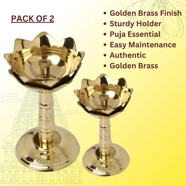 Pack_Of_2_Gold_Brass_Elegant_Lotus_Shaped_Kamal_Pyali_Diya