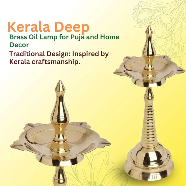 Pack_Of_2_Gold_Brass_Kerala_Deep_With_5_Diya
