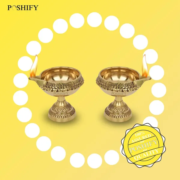 Pack_Of_2_Gold_Brass_Handcrafted_Kuber_Diya