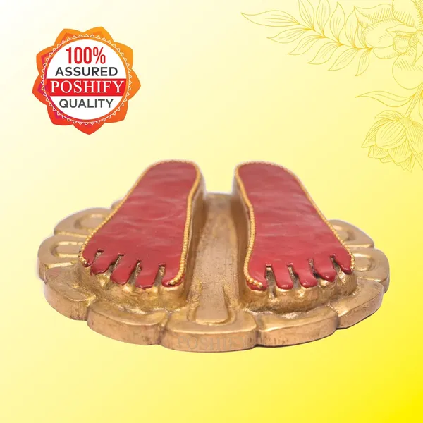 Golden_Brass_Laxmi_Mata_Charan_Paduka_Temple
