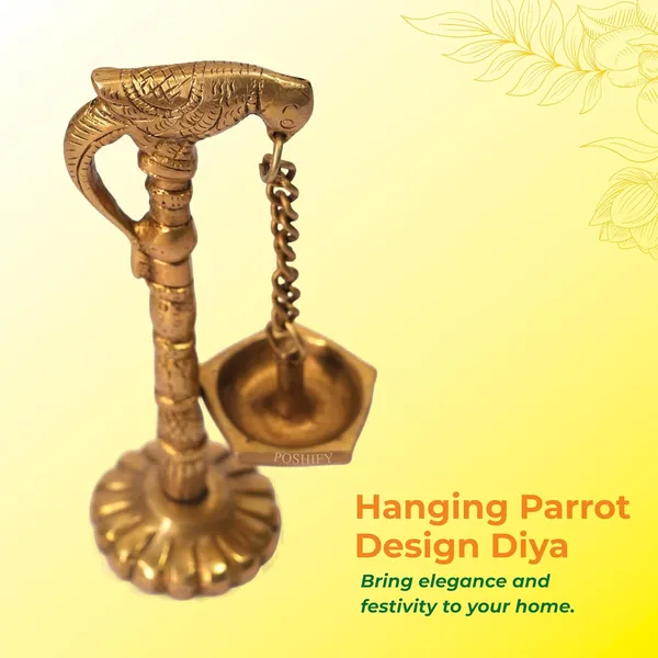 Golden_Brass_Premium_Hanging_Parrot_Designed_Diya_Pack_Of_2