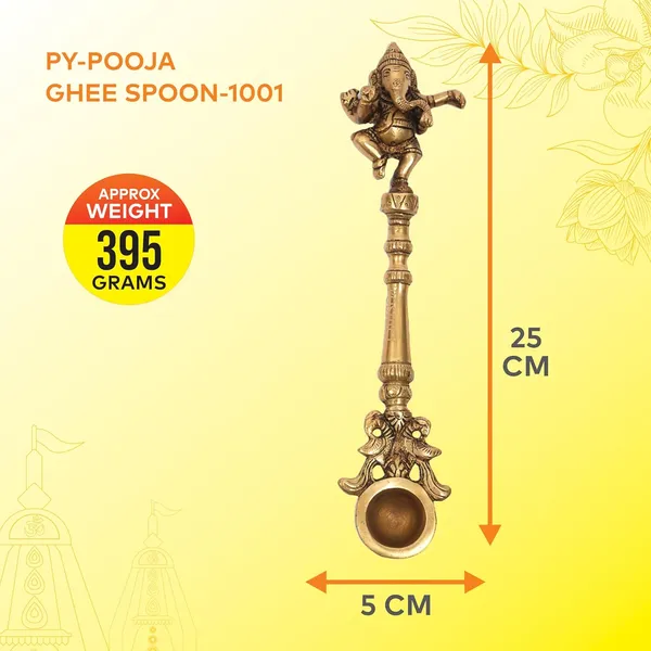 Golden_Brass_Hawan_Spoon_With_Ganeshji_On_Top