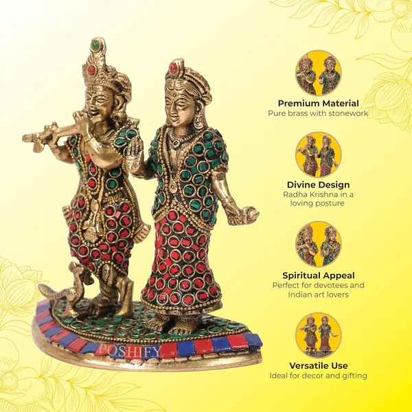 Golden_Brass_Radha_Krishna_Idol_With_Vibrant_Stone_Count_Of_1